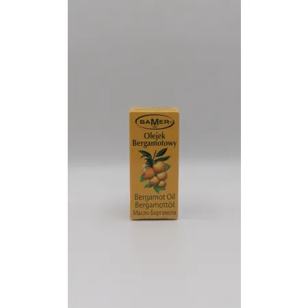 BAMER OLEJEK ETERYCZNY BERGAMOTOWY 100% NATURALNY